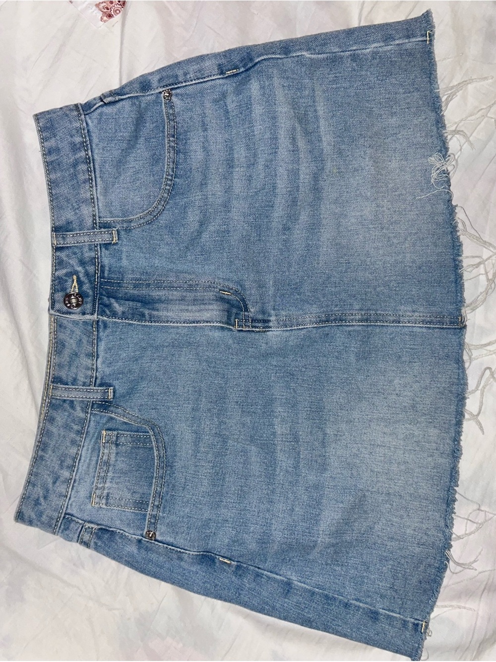 Denim Mini Skirt